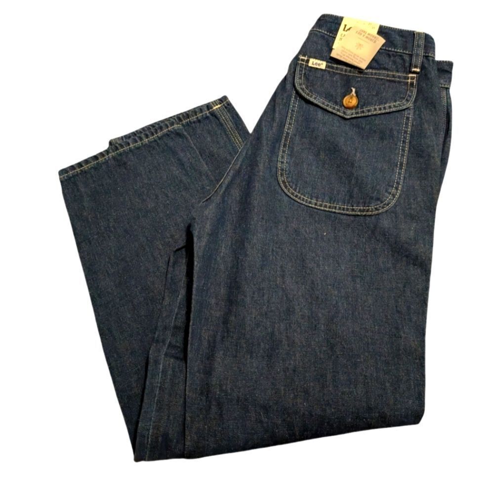 Lee Cotton Hemp Carol service jeans straight women's 27 NWT